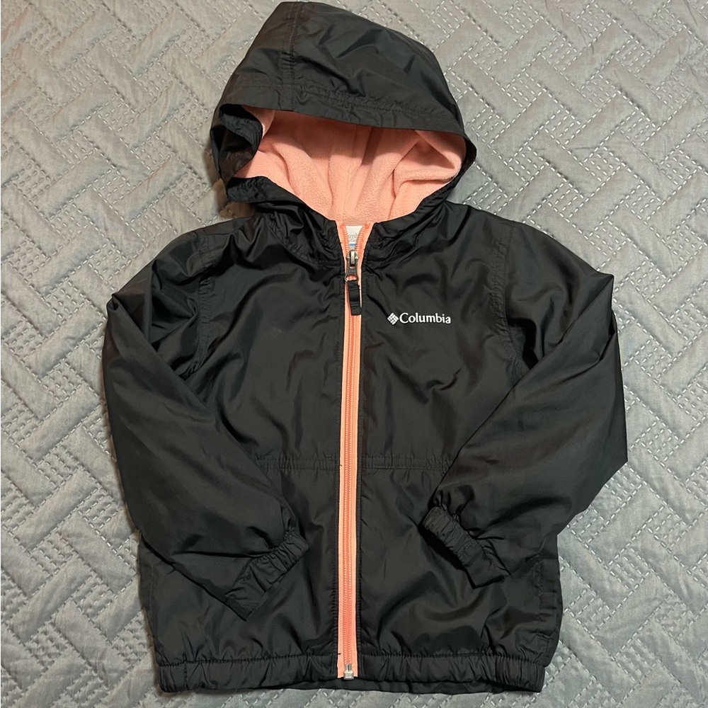 Columbia Lightweight Nylon Zip Up Jacket Girls 3T